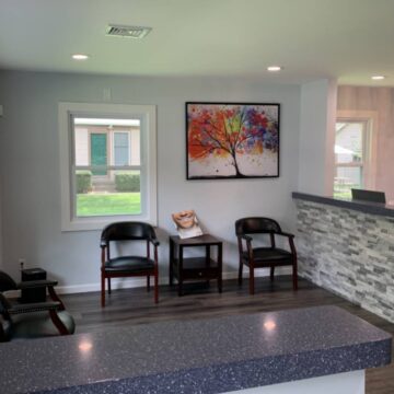 Waiting room of Fanwood Family and Cosmetic Dentistry